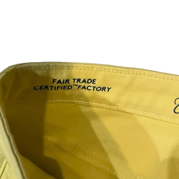 Universal Thread‎ Yellow Button Fly High Rise Skinny Jeans Size 4 - Picture 4 of 6